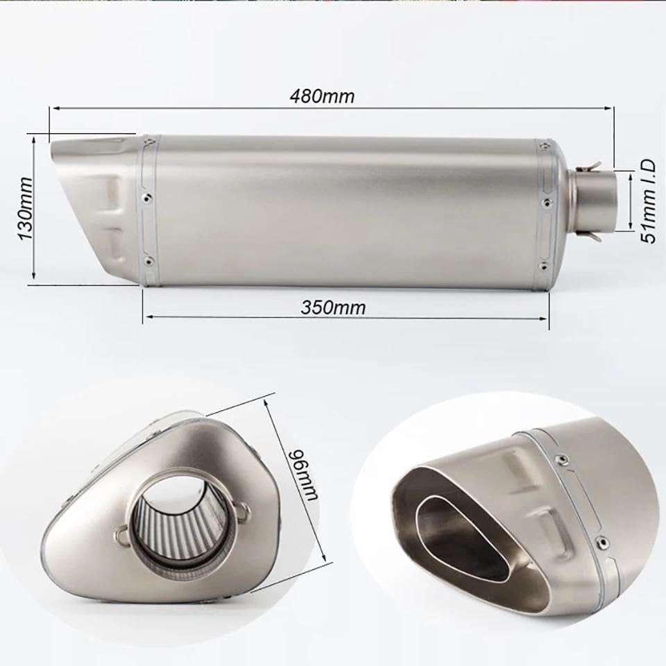 オートバイ排気マフラー カワサキ ZX14R Z900 用 NINJA 400 排気管改造